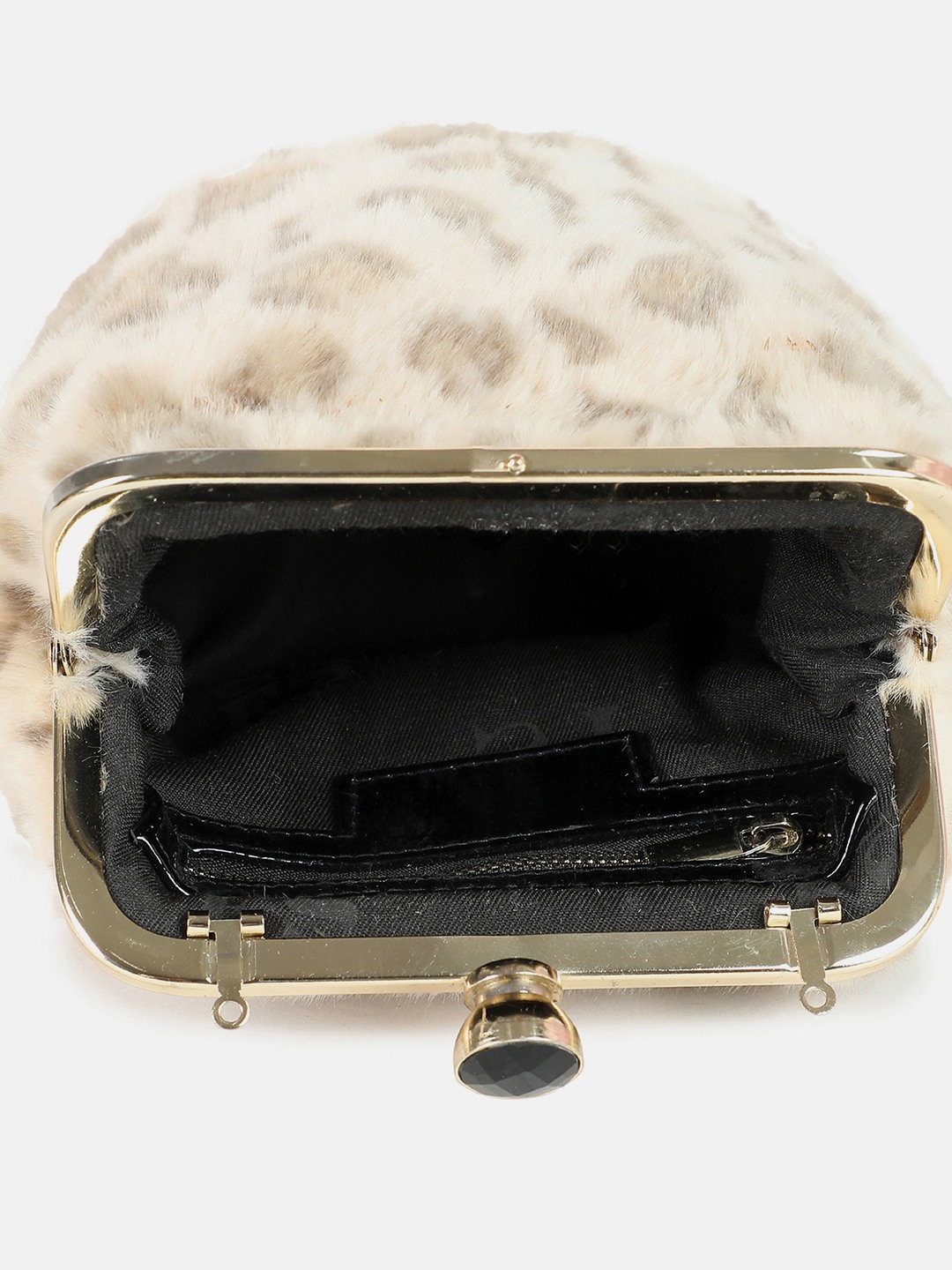Haute Sauce By Campus Sutra Cream Canvas Clutch Bags