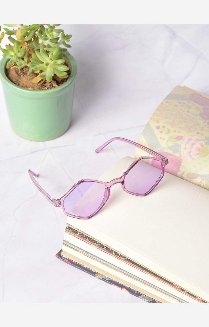 Haute Sauce By Campus Sutra Women Purple Lens & Purple Other Sunglasses