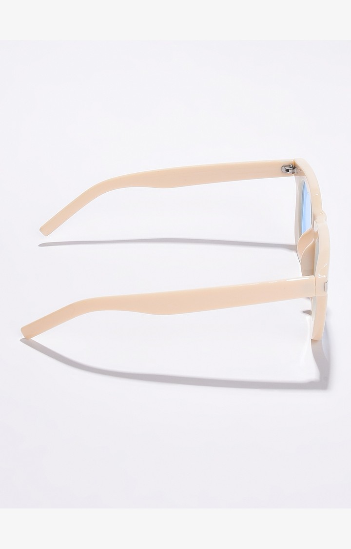 Haute Sauce By Campus Sutra Women Blue Lens & White Square Sunglasses