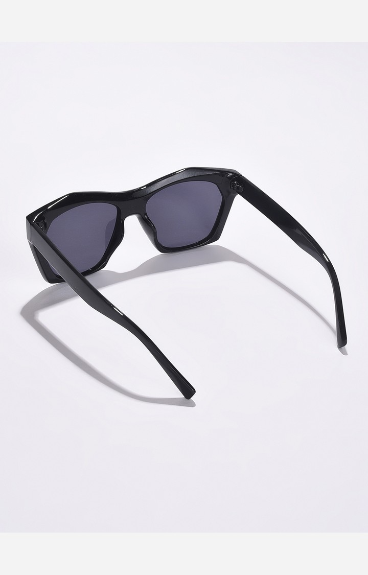 Haute Sauce By Campus Sutra Women Black Lens & Black Butterfly Sunglasses With Uv Protected Lens