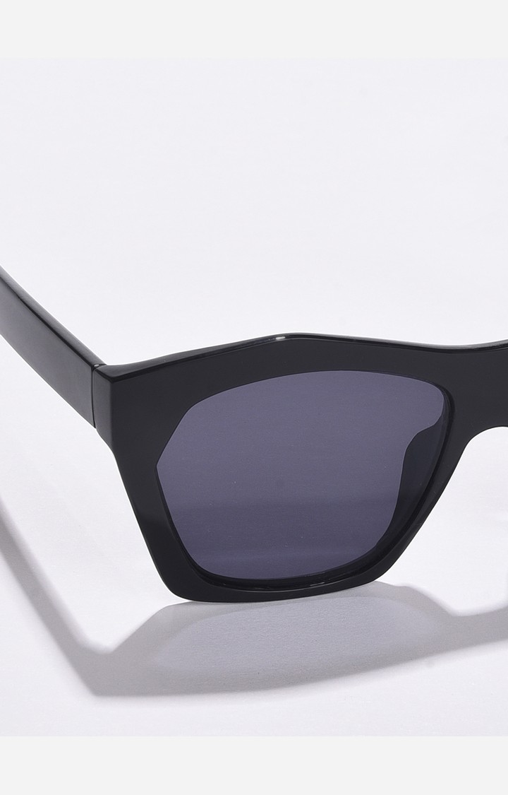 Haute Sauce By Campus Sutra Women Black Lens & Black Butterfly Sunglasses With Uv Protected Lens