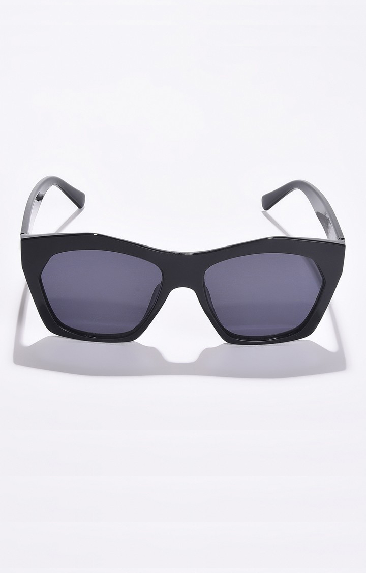 Haute Sauce By Campus Sutra Women Black Lens & Black Butterfly Sunglasses With Uv Protected Lens