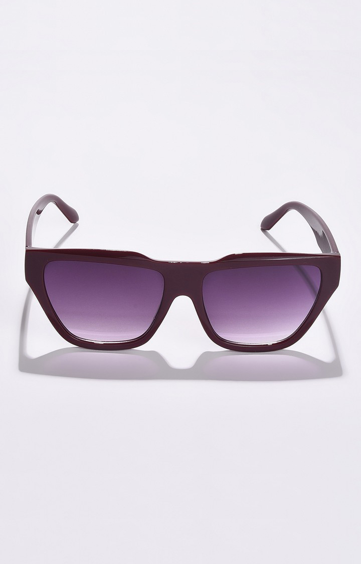 Haute Sauce By Campus Sutra Unisex Black Lens & Black Butterfly Sunglasses With Uv Protected Lens