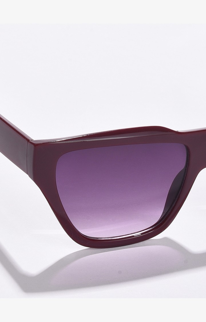 Haute Sauce By Campus Sutra Unisex Black Lens & Black Butterfly Sunglasses With Uv Protected Lens