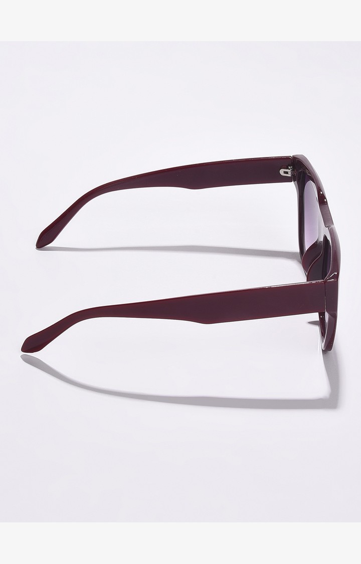 Haute Sauce By Campus Sutra Unisex Black Lens & Black Butterfly Sunglasses With Uv Protected Lens