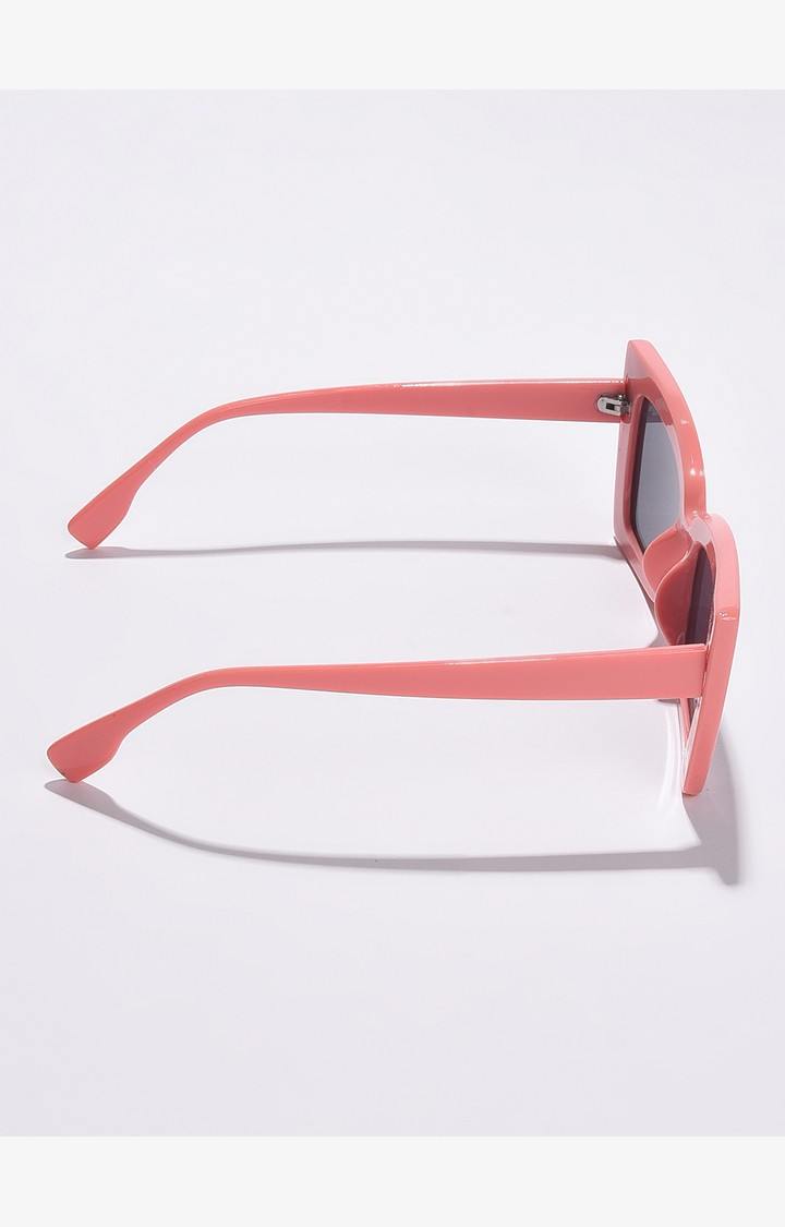 Haute Sauce By Campus Sutra Women Black Lens & Pink Butterfly Sunglasses With Uv Protected Lens
