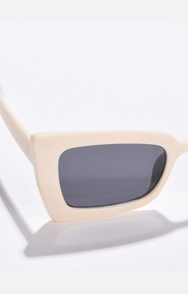 Haute Sauce By Campus Sutra Women Black Lens & Brown Butterfly Sunglasses With Uv Protected Lens