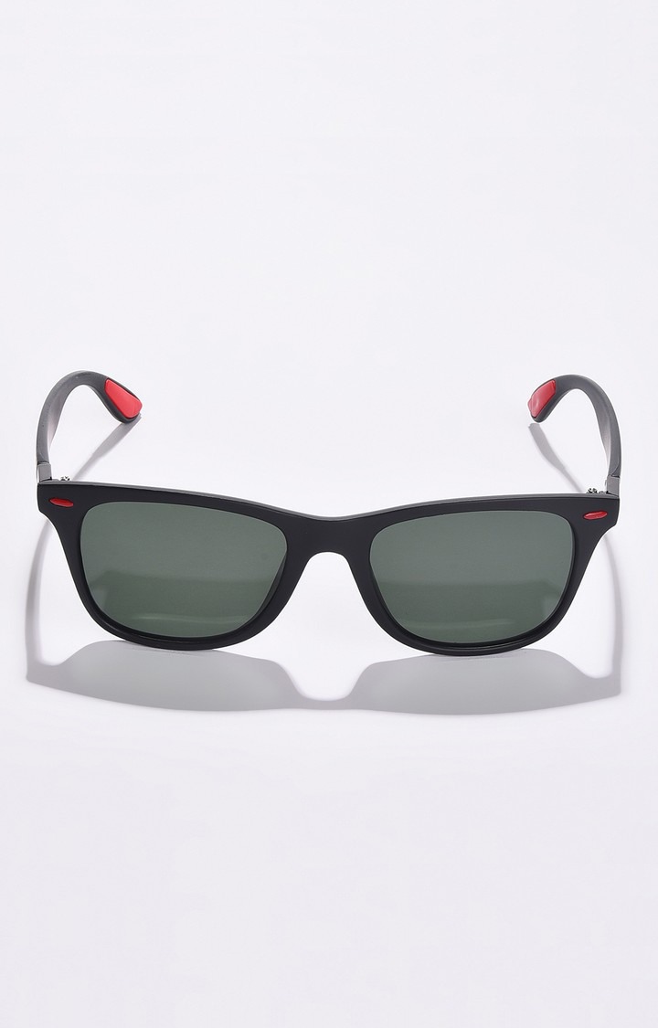 Haute Sauce By Campus Sutra Unisex Black Lens & Black Butterfly Sunglasses With Uv Protected Lens