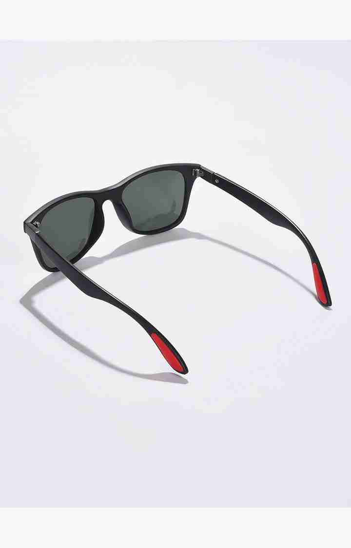 Haute Sauce By Campus Sutra Unisex Black Lens & Black Butterfly Sunglasses With Uv Protected Lens