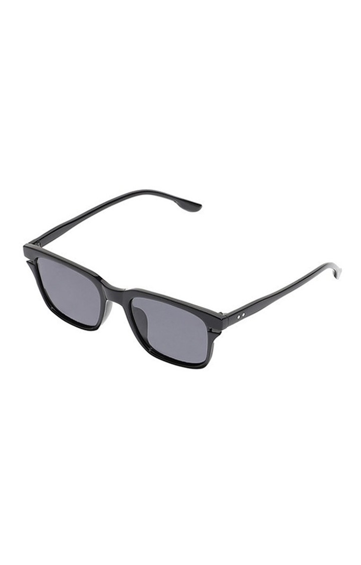 Haute Sauce By Campus Sutra Women Black Lens & Black Wayfarer Sunglasses With Uv Protected Lens