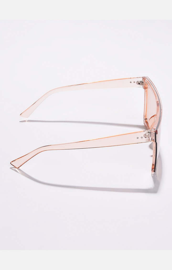 Haute Sauce By Campus Sutra Unisex Brown Lens & Brown Wayfarer Sunglasses With Polarised Lens