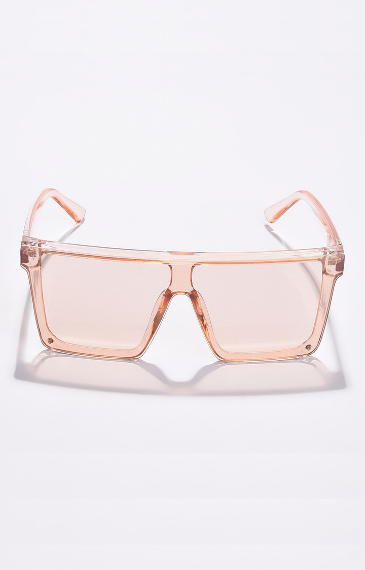 Haute Sauce By Campus Sutra Unisex Brown Lens & Brown Wayfarer Sunglasses With Polarised Lens