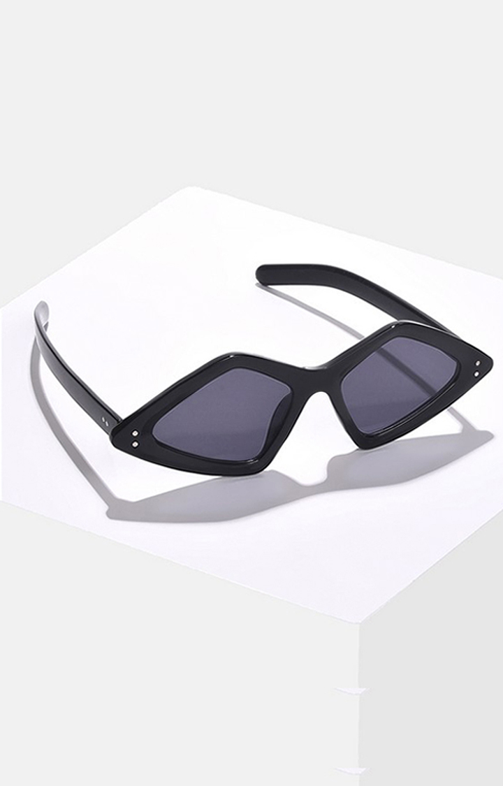Haute Sauce By Campus Sutra Women Black Lens & Black Other Sunglasses With Uv Protected Lens