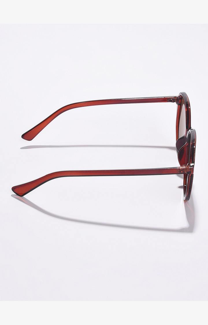Haute Sauce By Campus Sutra Women Brown Lens & Brown Wayfarer Sunglasses With Uv Protected Lens