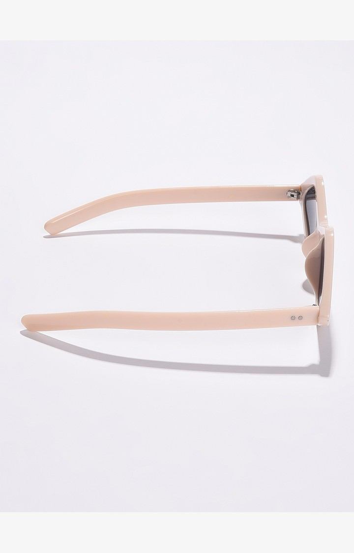 Haute Sauce By Campus Sutra Women Black Lens & Brown Other Sunglasses With Polarised Lens