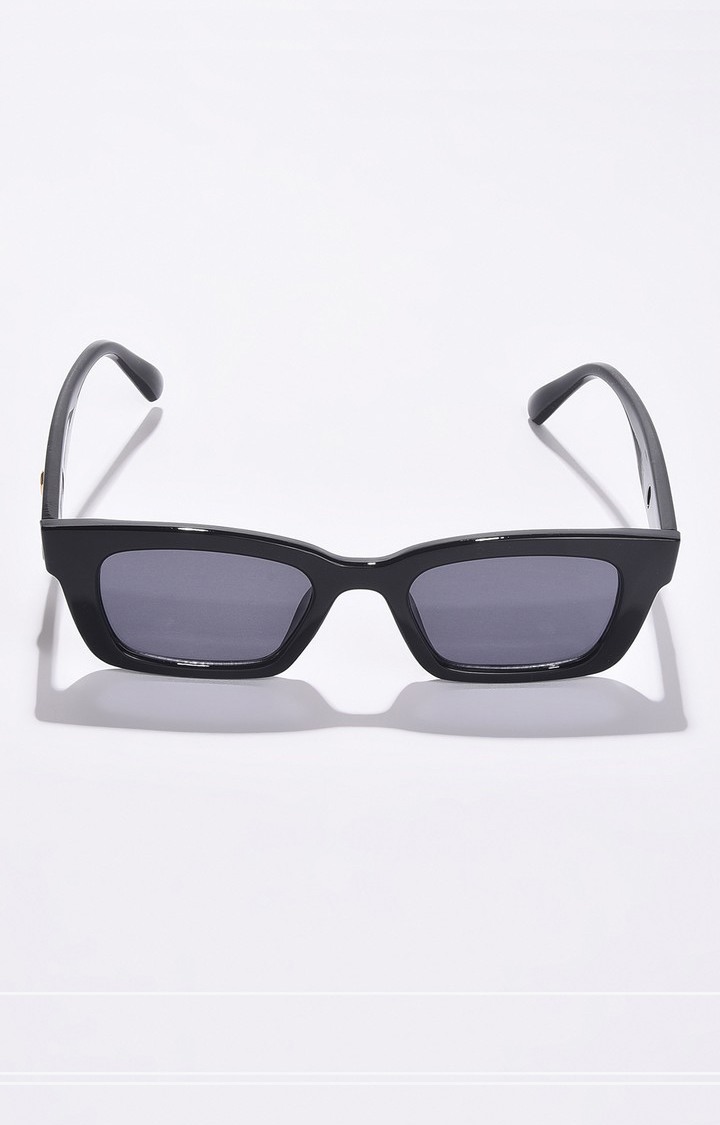 Haute Sauce By Campus Sutra Unisex Black Lens & Black Butterfly Sunglasses With Uv Protected Lens