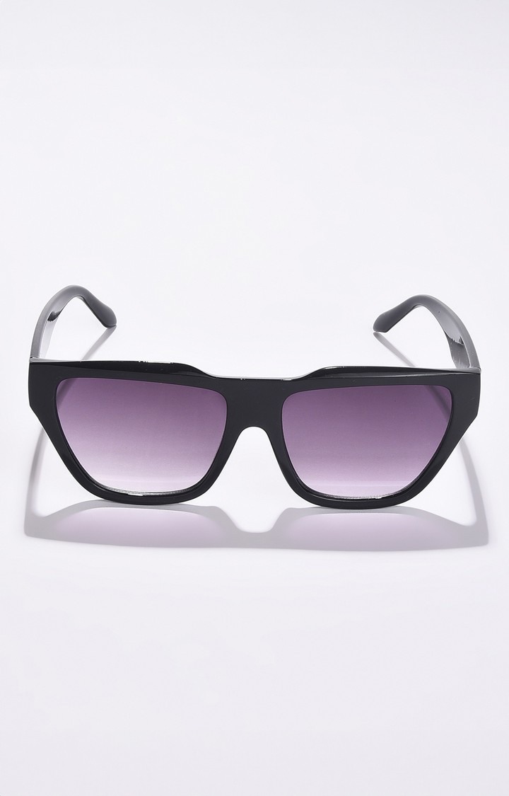 Haute Sauce By Campus Sutra Unisex Black Lens & Purple Butterfly Sunglasses With Uv Protected Lens