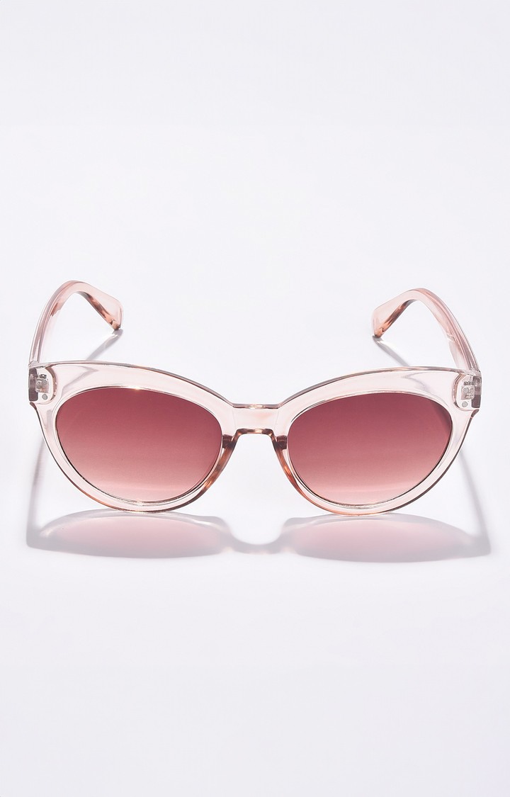 Haute Sauce By Campus Sutra Women Brown Lens & Brown Cateye Sunglasses