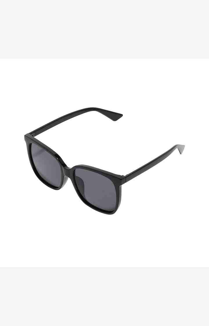 Haute Sauce By Campus Sutra Unisex Black Lens & Black Butterfly Sunglasses With Uv Protected Lens