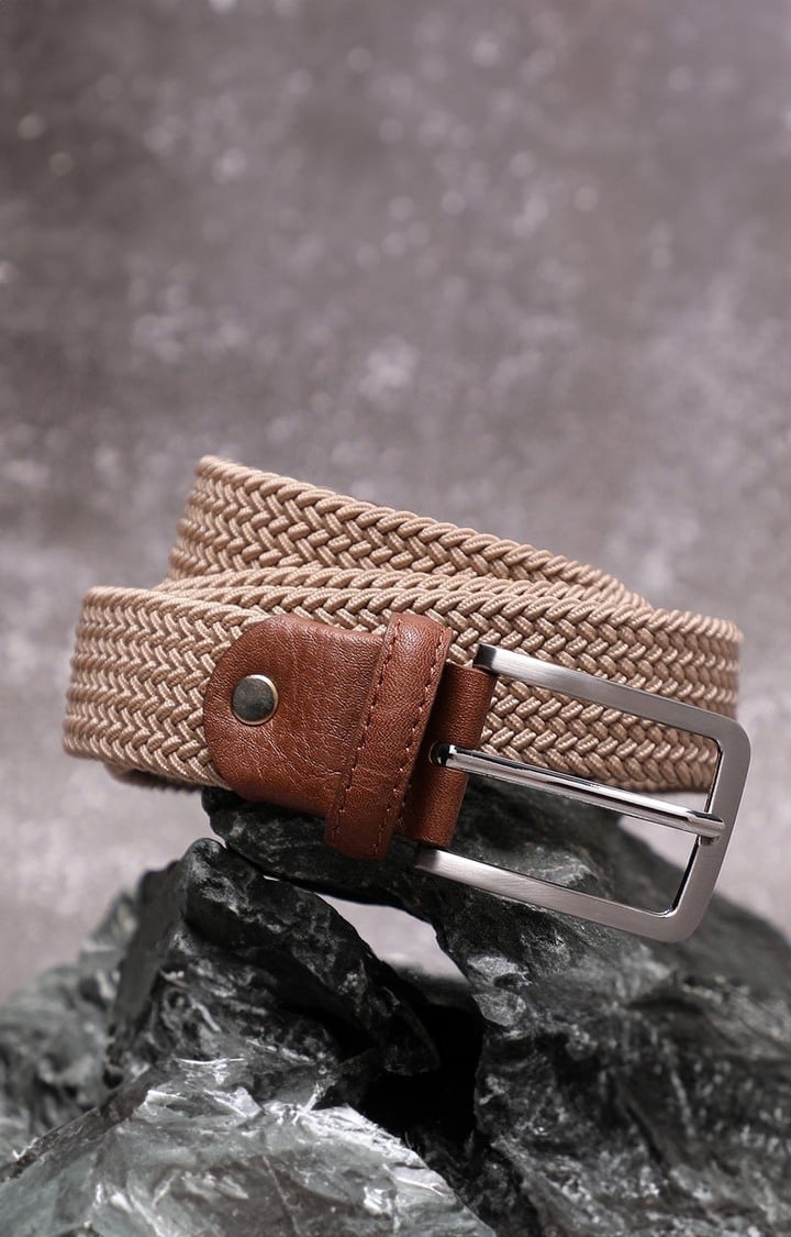 French Accent Beige Textured Single Clothing Accessory
