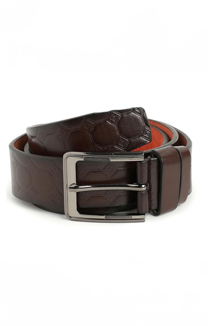 French Accent Brown Textured Single Clothing Accessory