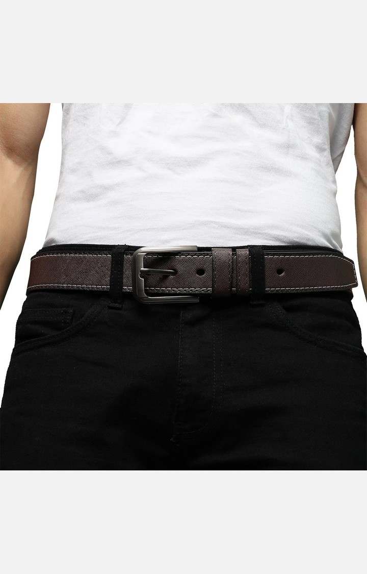 French Accent Brown Textured Single Clothing Accessory