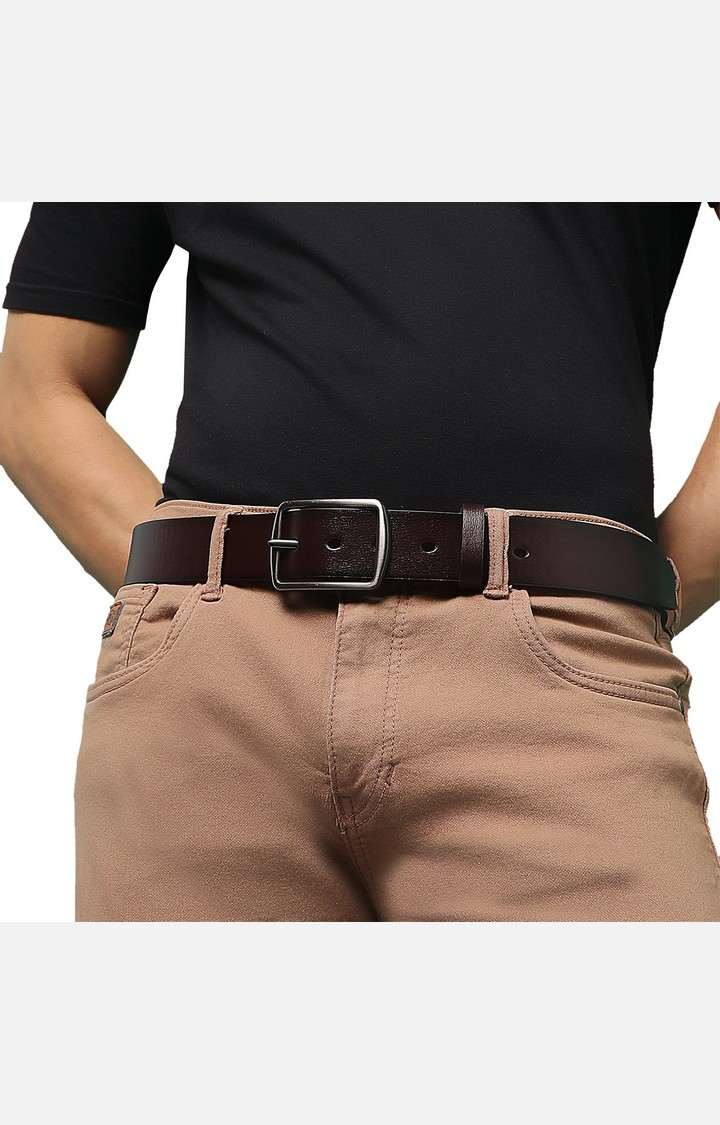 French Accent Brown Textured Single Clothing Accessory