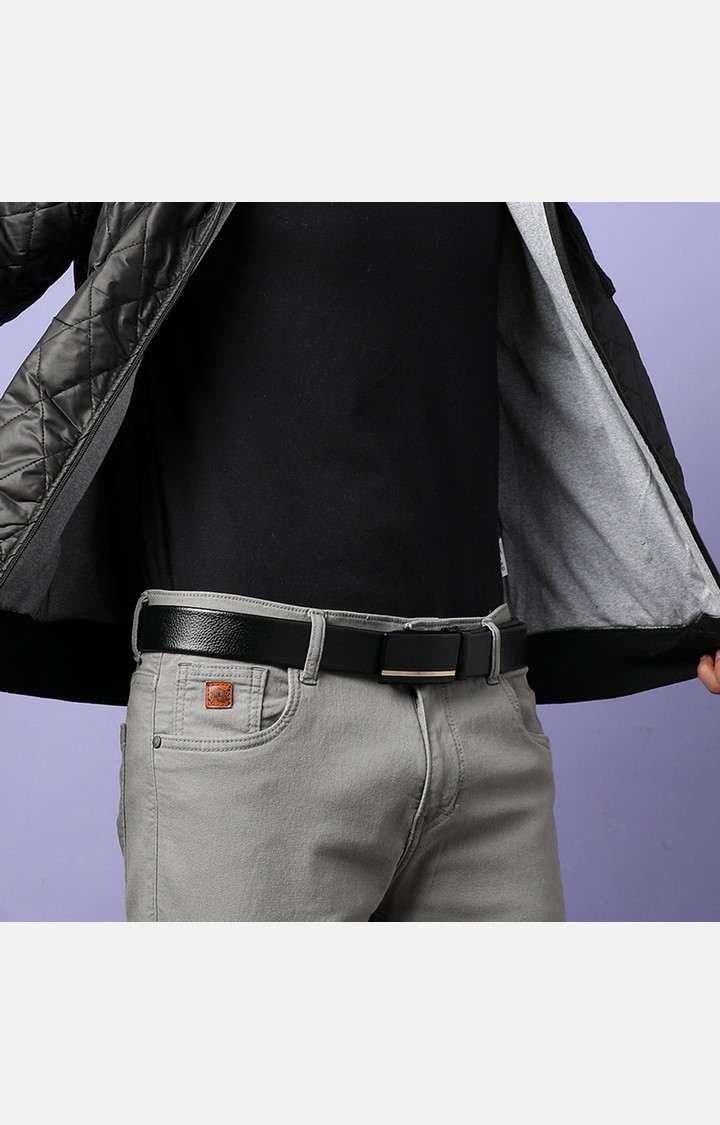 French Accent Black Solid Single Clothing Accessory