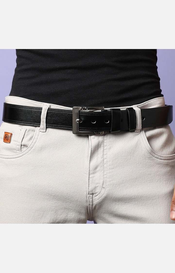 French Accent Black Solid Single Clothing Accessory