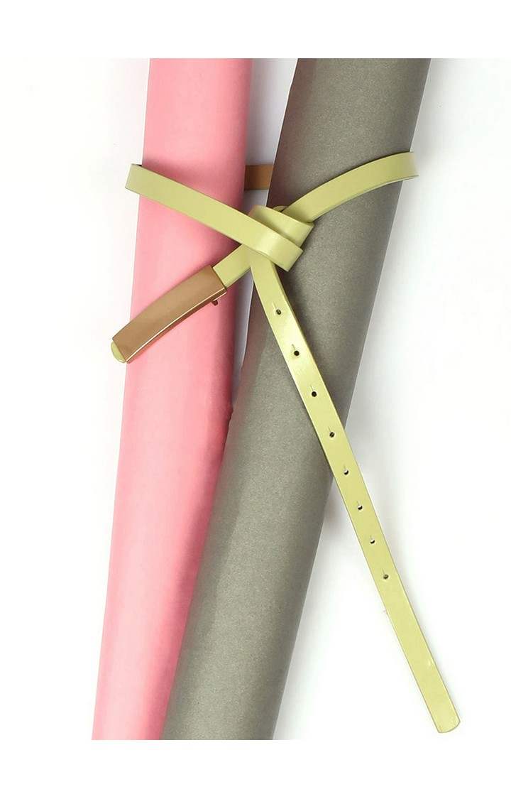 Haute Sauce By Campus Sutra Green Solid Single Clothing Accessory