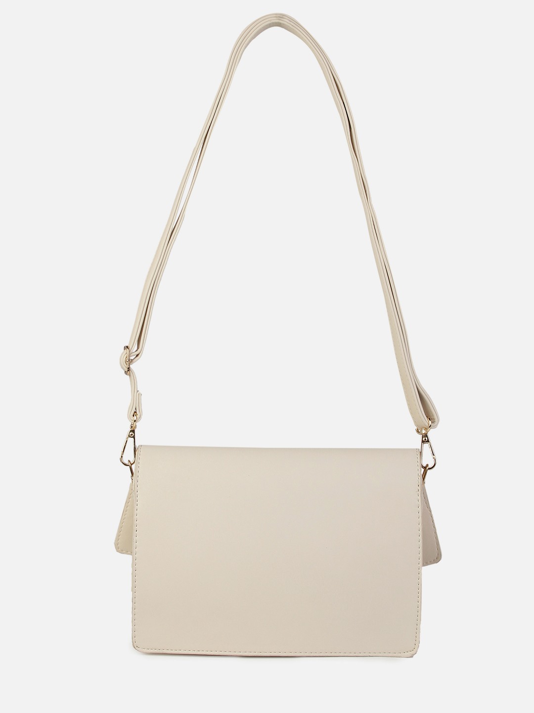 Haute Sauce By Campus Sutra White Pu Clutch Bags
