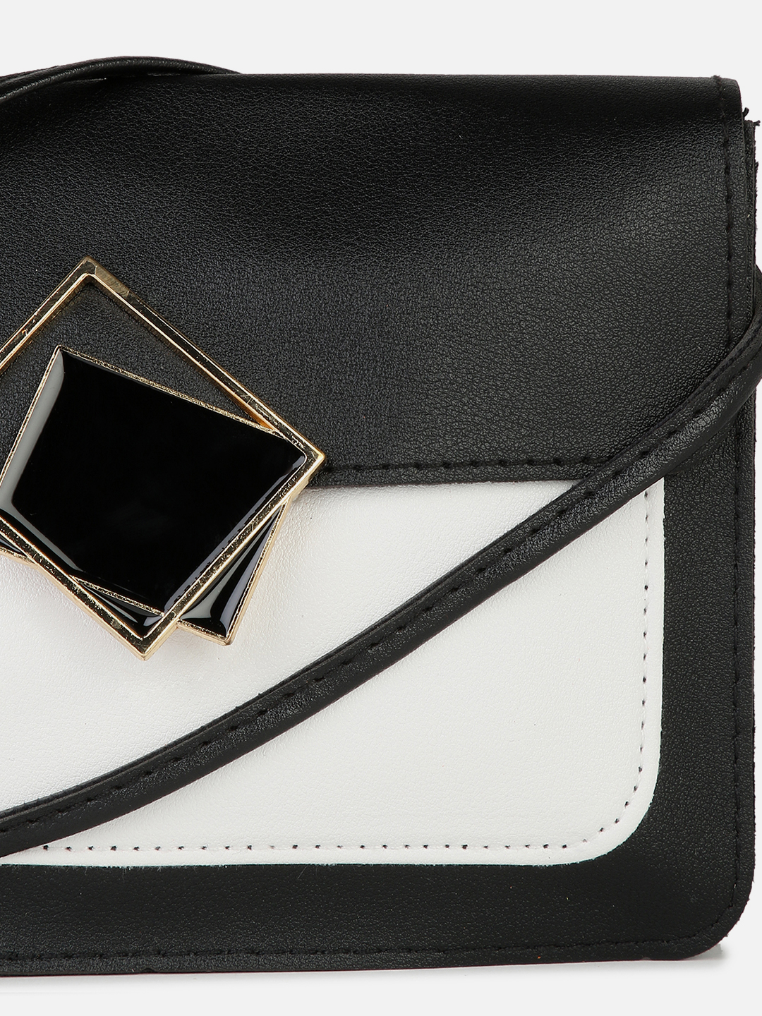 Haute Sauce By Campus Sutra Black Pu Clutch Bags