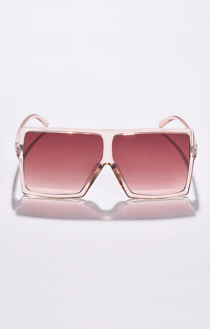 Haute Sauce By Campus Sutra Women Oversized Sunglasses With Polarised Lens Sum23_Hssg1002