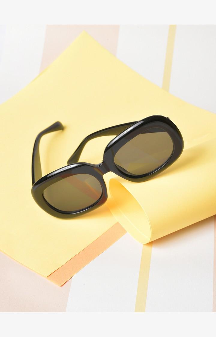 Haute Sauce By Campus Sutra Women Oval Sunglasses With Uv Protected Lens Sum23_Hssg1029