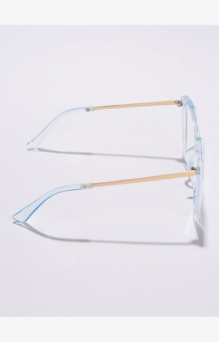 Haute Sauce By Campus Sutra Women Clear Lens & White Cateye Sunglasses Sum23_Hssg1072