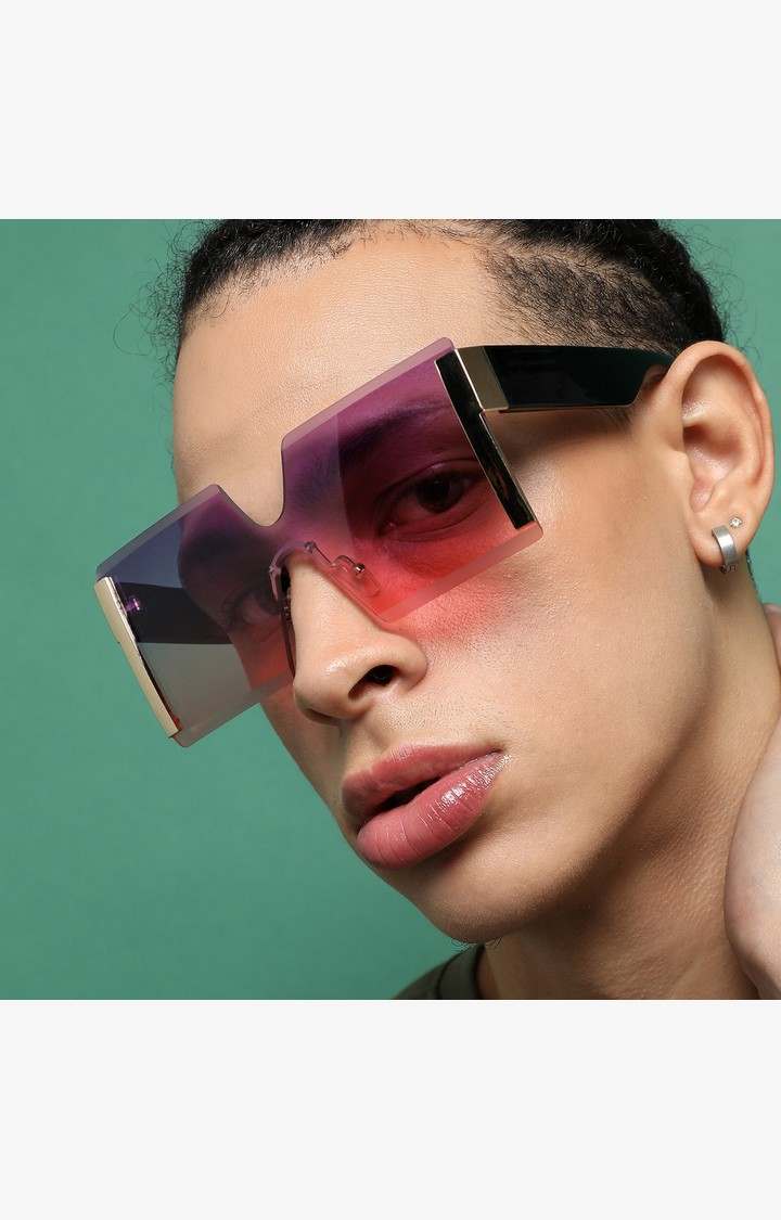 Haute Sauce By Campus Sutra Women Oversized Sunglasses With Polarised Lens Sum23_Hssg1129