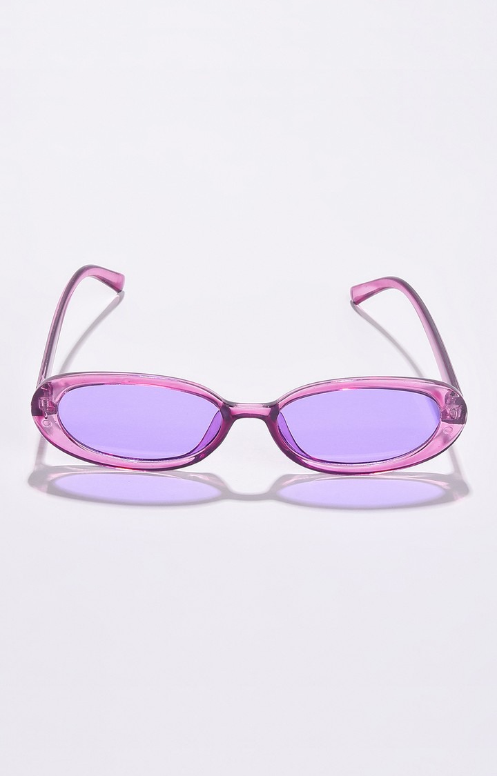 Haute Sauce By Campus Sutra Women Oval Sunglasses With Polarised Lens- Sum23_Hssg1144