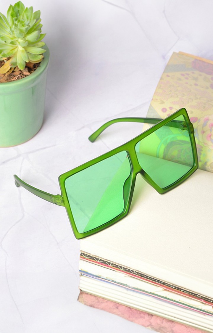 Haute Sauce By Campus Sutra Women Oversized Sunglasses With Polarised Lens Sum23_Hssg1165