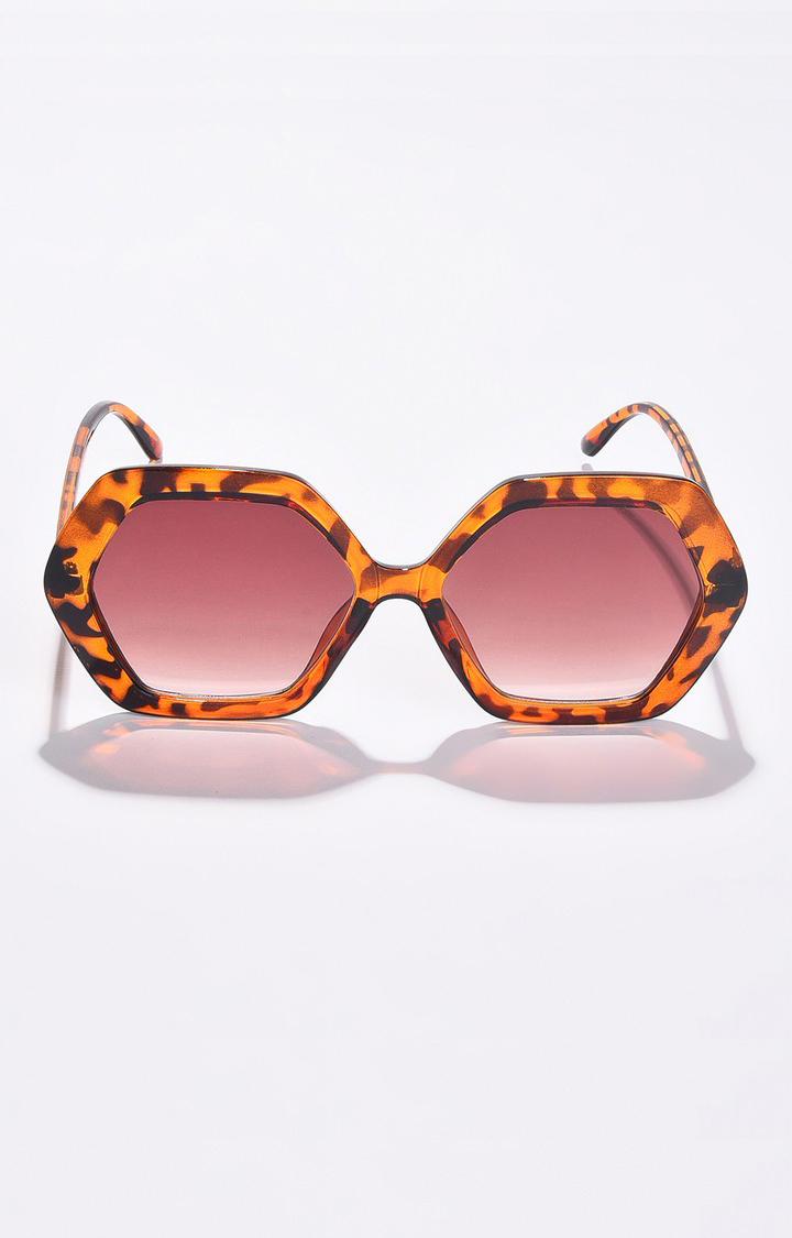 Haute Sauce By Campus Sutra Women Uv Protected Lens Oversized Sunglasses Sum23_Hssg1171