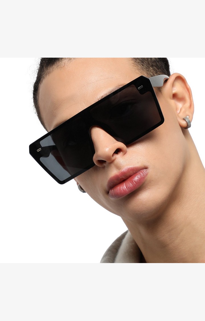 Haute Sauce By Campus Sutra Women Oversized Sunglasses With Uv Protected Lens