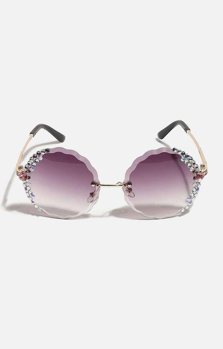 Haute Sauce By Campus Sutra Women Round Sunglasses With Polarised Lens Sum23_Hssg1217