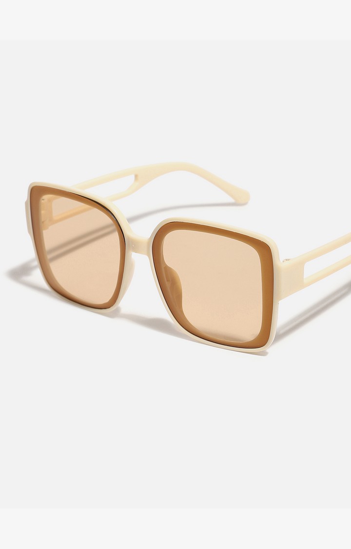 Haute Sauce By Campus Sutra Women Oversized Sunglasses With Polarised Lens