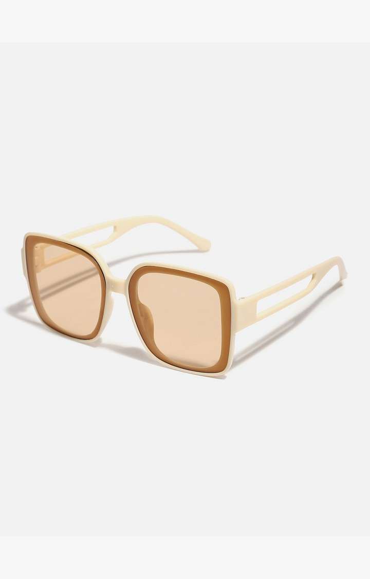 Haute Sauce By Campus Sutra Women Oversized Sunglasses With Polarised Lens