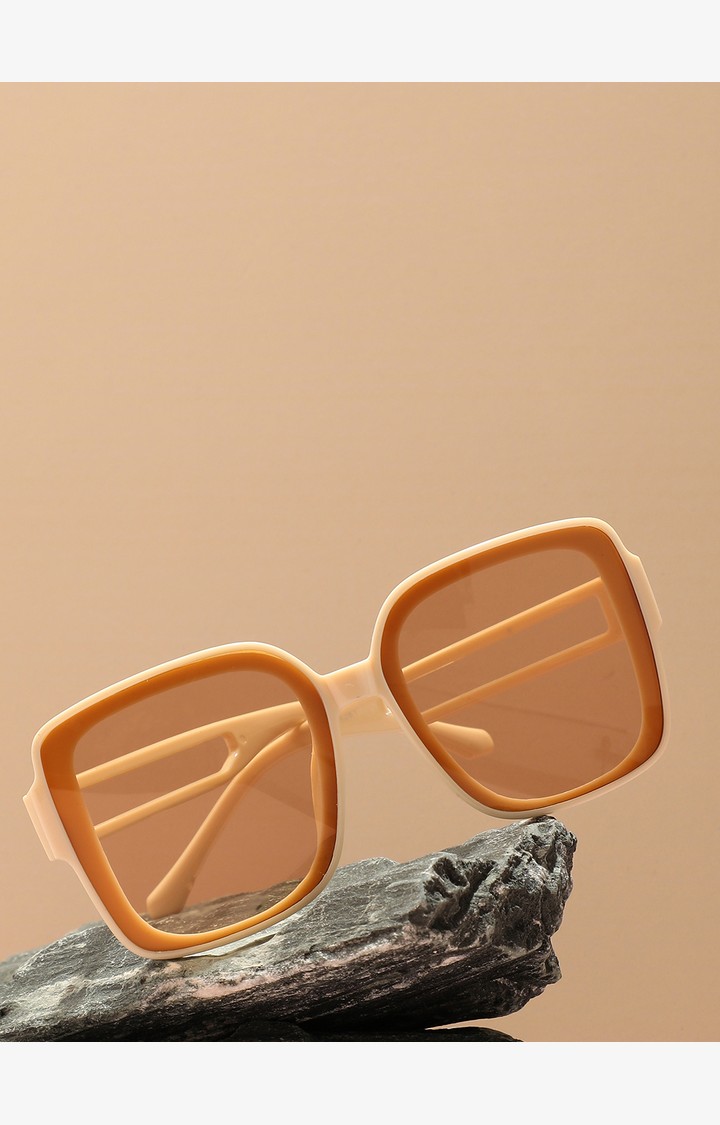 Haute Sauce By Campus Sutra Women Oversized Sunglasses With Polarised Lens