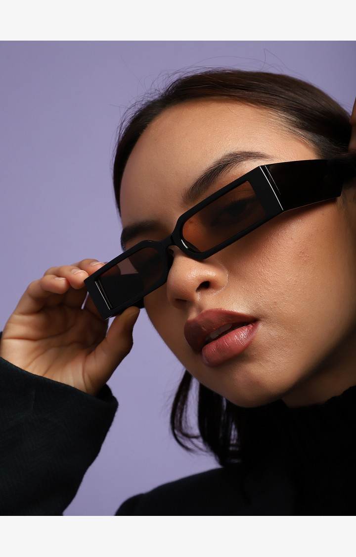 Haute Sauce By Campus Sutra Women Rectangle Sunglasses With Polarised Lens Sum23_Hssg1367