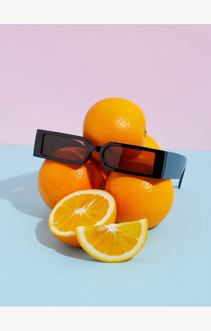 Haute Sauce By Campus Sutra Women Rectangle Sunglasses With Polarised Lens Sum23_Hssg1367