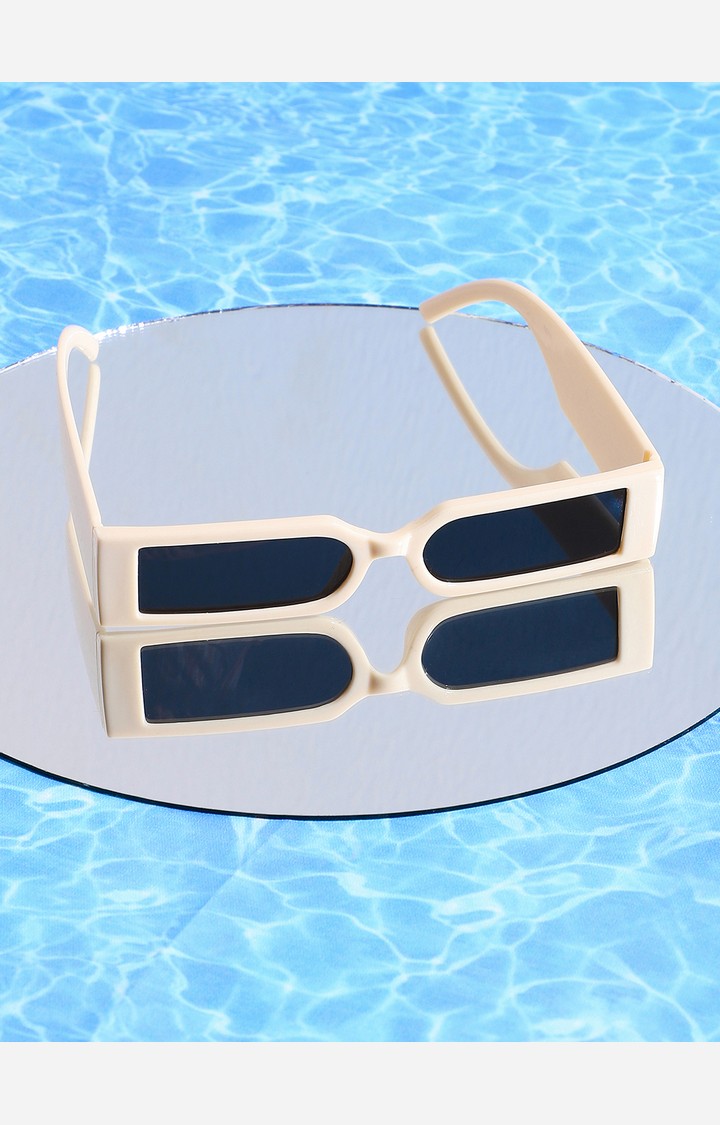 Haute Sauce By Campus Sutra Women Rectangle Sunglasses With Polarised Lens Sum23_Hssg1367