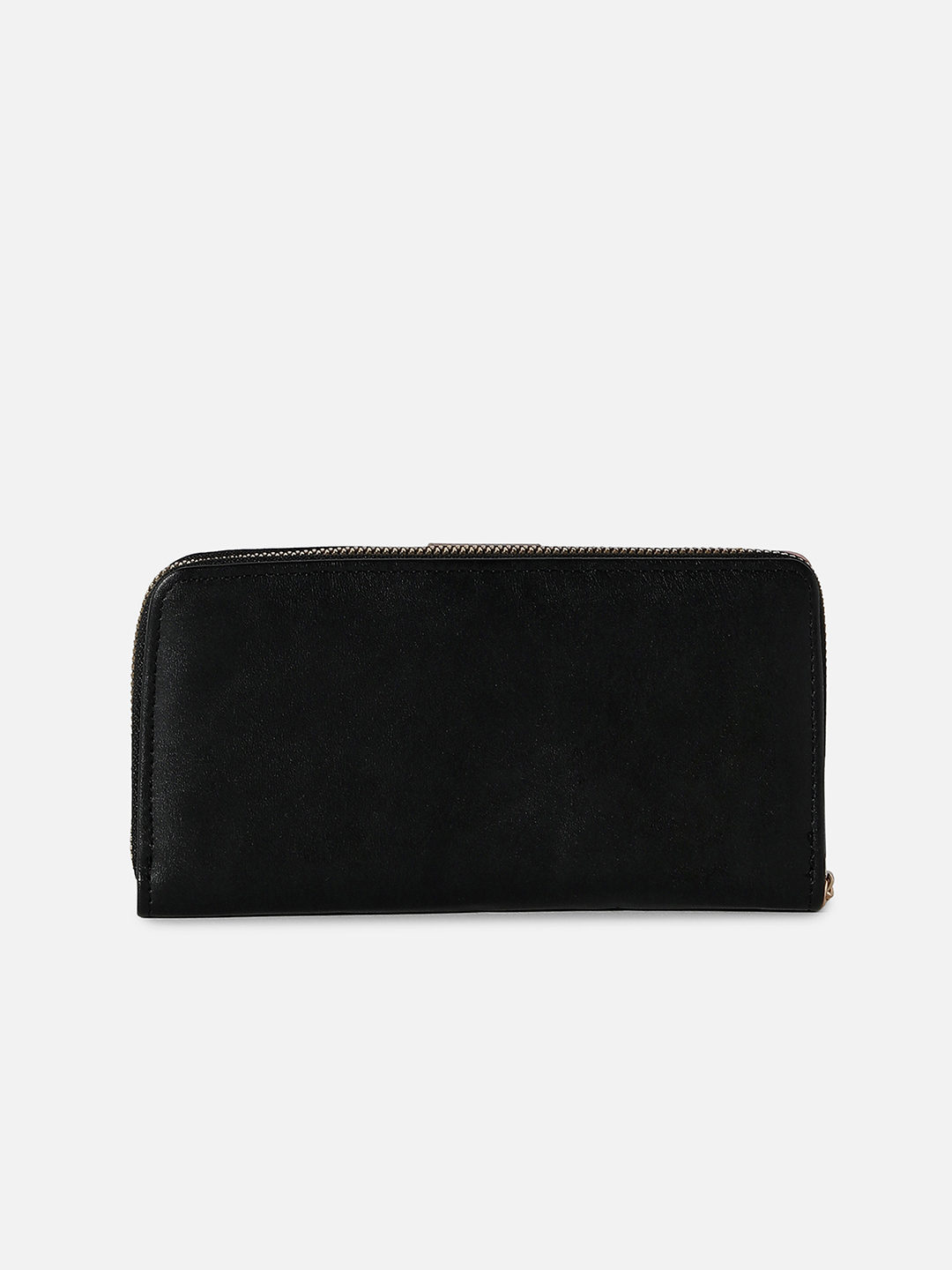 Haute Sauce By Campus Sutra Women Geometric Textured Pu Zip Around Wallet