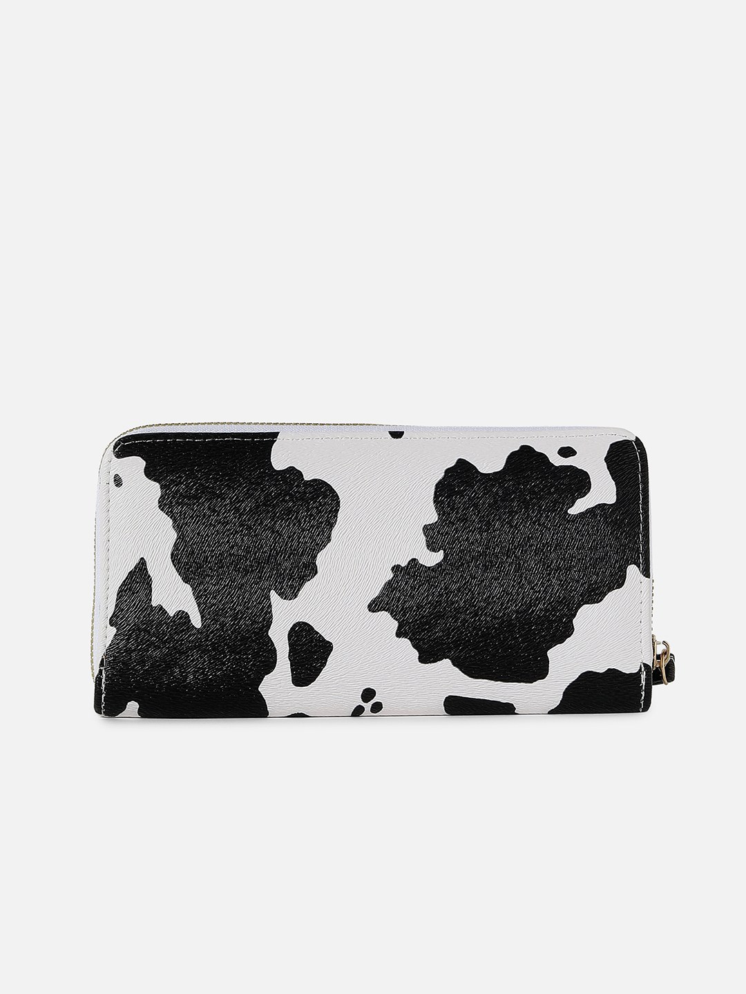 Haute Sauce By Campus Sutra Women Abstract Printed Pu Zip Around Wallet