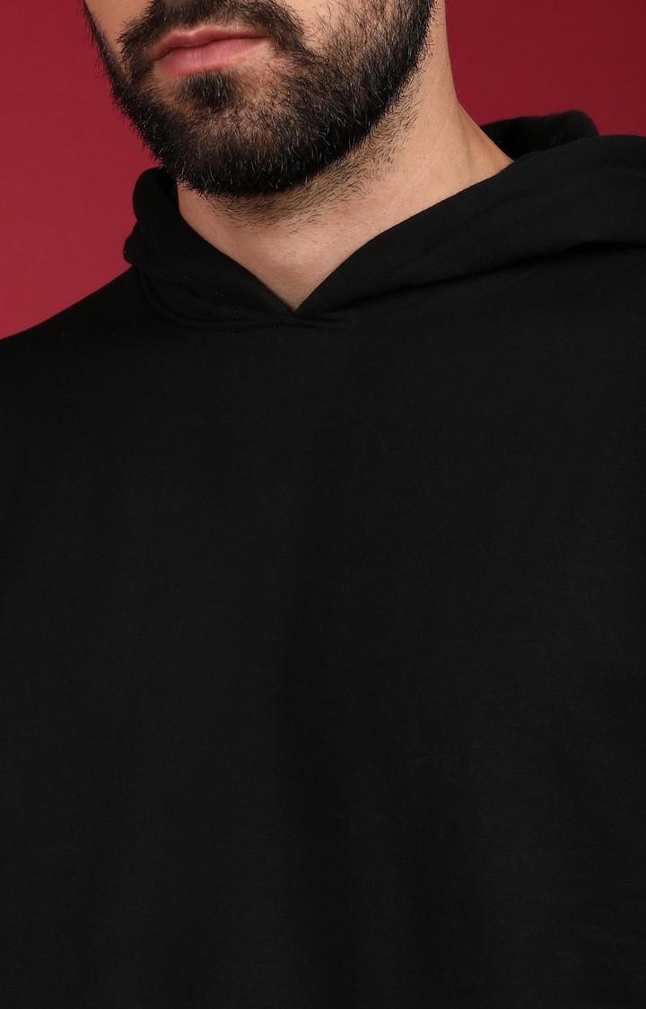 Men's Onyx Black Solid Hoodie